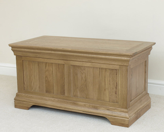 rustic oak toy box